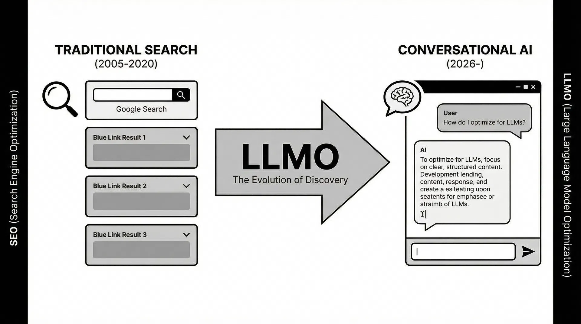 LLMO vs SEO - Evolución del marketing digital